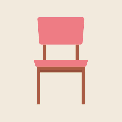 椅子 シンプルイラスト フリー素材