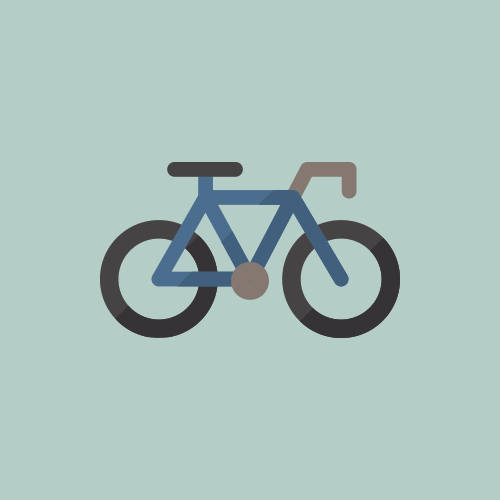 自転車 / 競輪　カラーアイコン フリー素材
