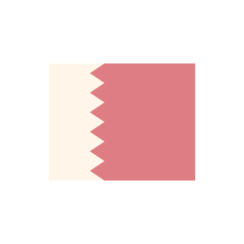 カタール　国旗　カラーアイコン フリー素材